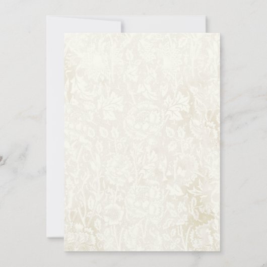 Typographie Kraft Papier de mariage Invitations (Dos)