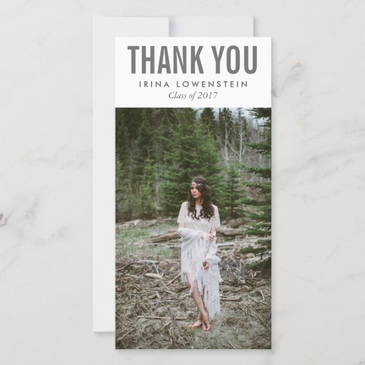 Typographie licenciée simple audacieuse de Merci (Devant)