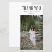 Typographie licenciée simple audacieuse de Merci (Devant / Derrière)