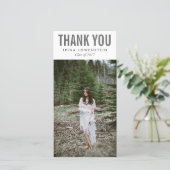 Typographie licenciée simple audacieuse de Merci (Debout devant)