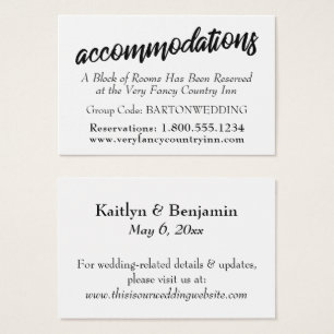 Typographie Mariage Hébergements Insertion Cartes