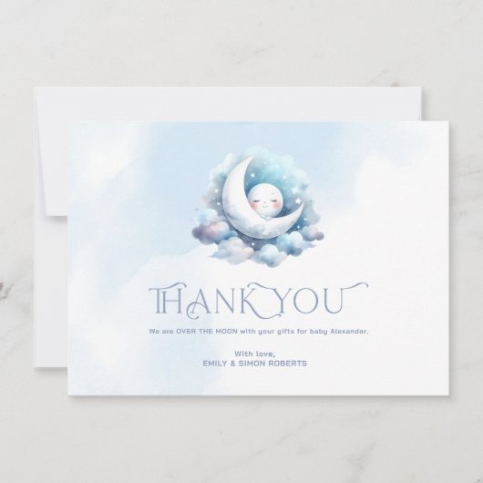 Typographie Merci Crescent Moon (Devant)