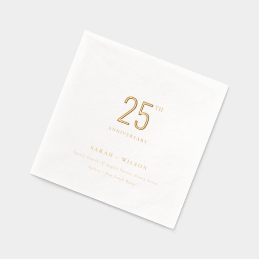 Typographie minimale Anniversaire de mariage perso (Gauche)