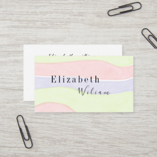 Typographie minimale Carte de visite esthétique po