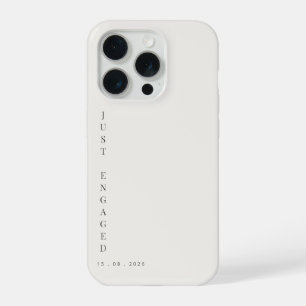 Typographie minimaliste blanc chaud 'Tout juste fi