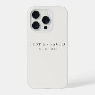 Typographie minimaliste blanc chaud 'Tout juste fi