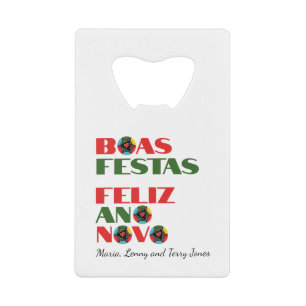 Typographie minimaliste Salutations de Noël portug