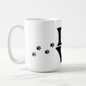 Typographie moderne Amour avec Mug Empreinte de pa (Gauche)
