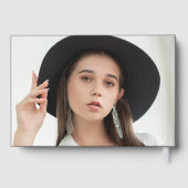 Typographie moderne Black Photo Graduation (Verso)