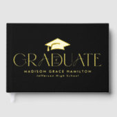 Typographie moderne Black Photo Graduation (Recto)