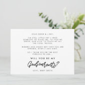 Typographie moderne Carte de proposition parent (Debout devant)