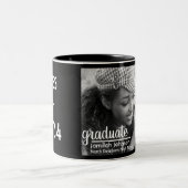 Typographie moderne Classe Black White de Mug 2023 (Centre)