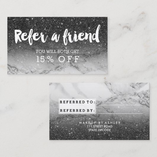 Typographie moderne de référence parties scintilla (Devant / Derrière)