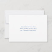 Typographie moderne du Merci bleu Dusty (Dos)