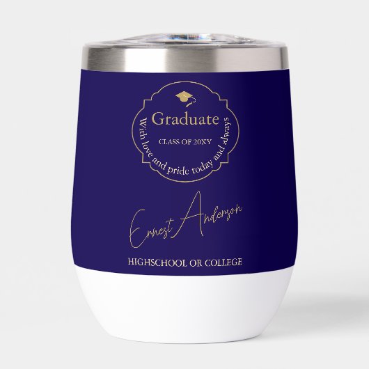 Typographie Moderne Élégant Diplômé Gradué (Avant)