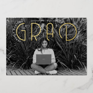 Typographie moderne Faire-part d'obtention d'un di