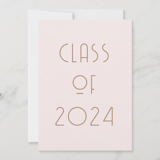 Typographie moderne Faire-part d'obtention d'un di (Dos)