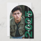 Typographie moderne Gras Arch Grad Faire-part (Devant)