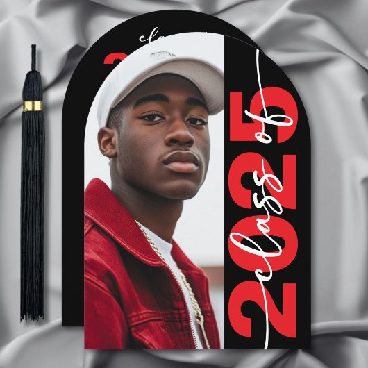 Typographie moderne Gras Arch Grad Faire-part