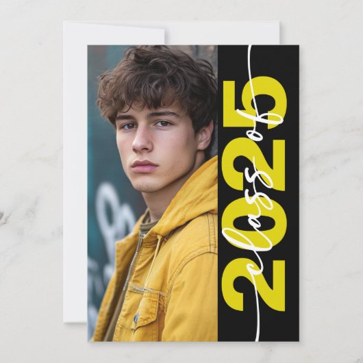 Typographie moderne Gras Faire-part Grad (Devant)