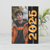 Typographie moderne Gras Faire-part Grad (Debout devant)