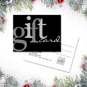 Typographie moderne Gras Noir Ajouter Logo Carte C