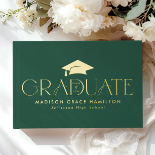 Typographie moderne Green Photo Graduation
