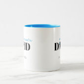 Typographie moderne Groomsmen Mug personnalisé (Centre)