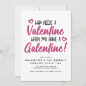 Typographie moderne Invitation de Brunch de la Sai (Devant)