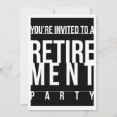 Typographie moderne, Invitations de parties de ret (Dos)
