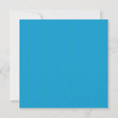 Typographie moderne "LOVE" sur carte bleue électri (Dos)