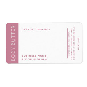 Typographie moderne minimaliste luxe étiquette bla