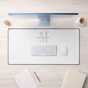 Typographie moderne Monogramme gris