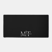 Typographie moderne Monogramme Noir (Recto)