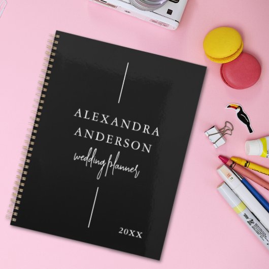 Typographie moderne Noir et blanc Élégant Minimal