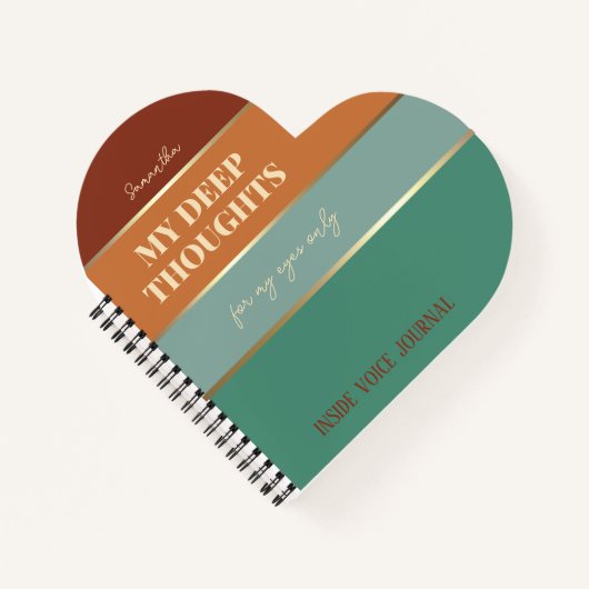 Typographie moderne Or Elegant Carnet de poche (Devant)