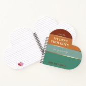 Typographie moderne Or Elegant Carnet de poche (Intérieur)