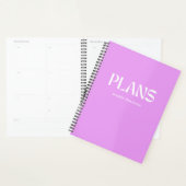 Typographie moderne Personalisé Purple (Devant avec enveloppe)