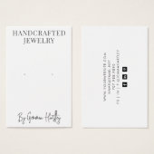 Typographie moderne Porte-Cartes (Devant & derrière)