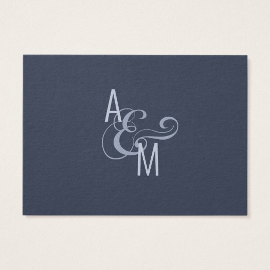 Typographie Moderne Réception De Mariage Simple Et (Dos)