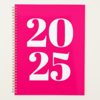 Typographie moderne rose chaud personnalisé année 
