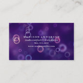 Typographie moderne simple et élégante Carte de fi (Dos)