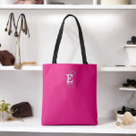 Typographie Monogramme Élégante Personnalisée Rose<br><div class="desc">Une belle conception de sac fourre-tout avec une élégante représentation stylisée de votre nom et monogramme avec sérifs classiques et une typographie de script plus ornée dans une symétrie équilibrée. Les trois éléments se fondent dans une belle harmonie et créent votre propre logo de marque personnelle. Montré ici avec un...</div>