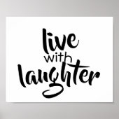 typographie mot art poster noir et blanc (Devant)