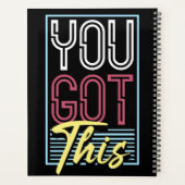 Typographie Motivationnelle Rétro Néon "Vous Y Arr (Dos)