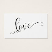 Typographie noir blanc Enregistrer la carte d'inse (Dos)