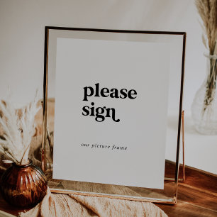 Typographie Noire moderne Autre livre d'or