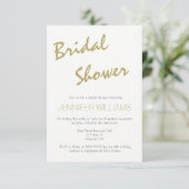 Typographie or moderne nuptiale invitations de dou (Debout devant)