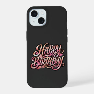 Typographie Pailletée Anniversaire Rose Gold Chic
