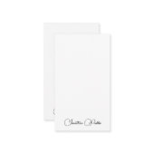 Typographie personnalisée Nom du script Modèle Mod (Devant/Arrière en situation)